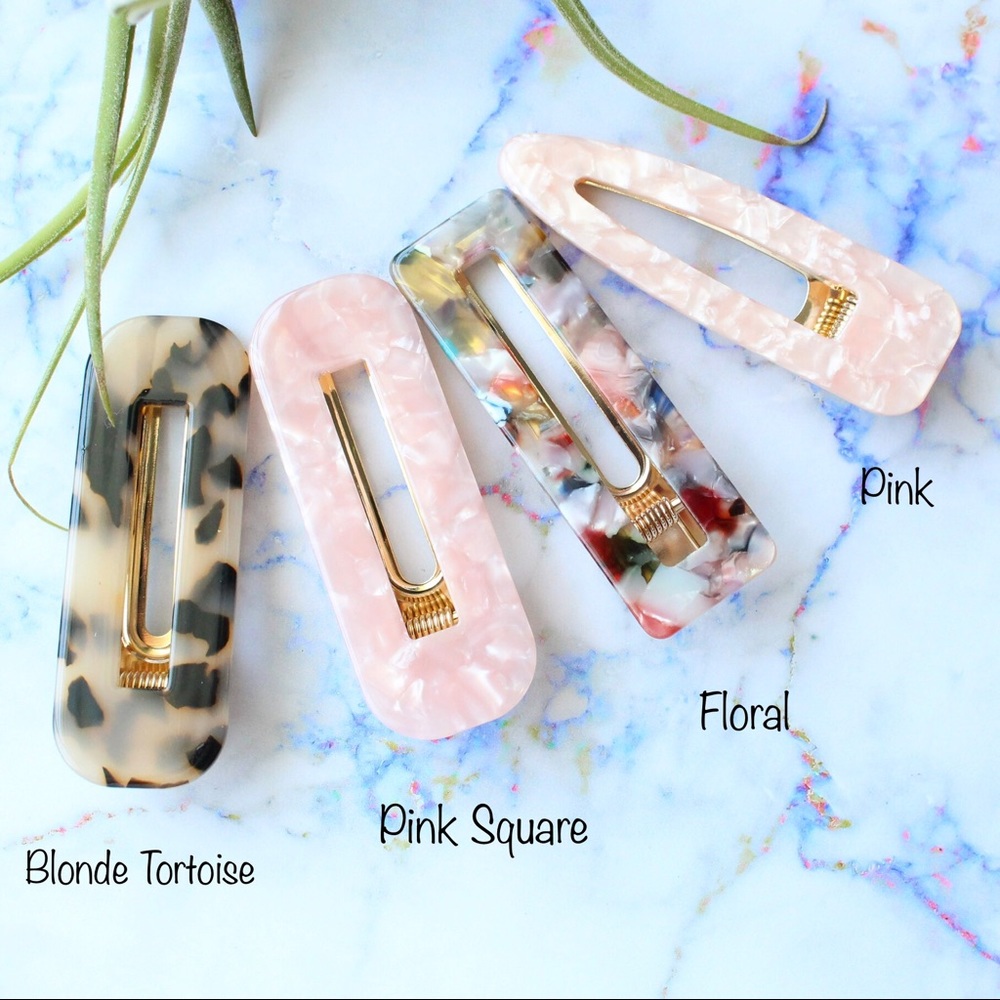 Trendy Retro Resin Hair Clip